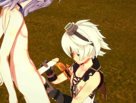 Genshin Impact Yaoi：Bennett在日本动画中与Razor的感性相遇 asian japan gay porn