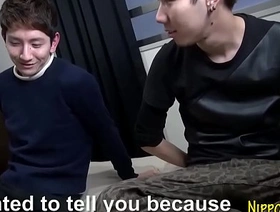 亚洲同性恋色情特色是Twink的肛门奶油 chinese gay porn slave