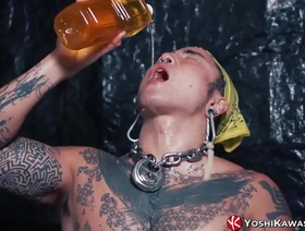 亚洲大块Yoshi Kawasaki沉迷于独奏小便游戏 japan gay free porn