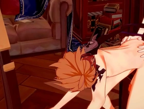 Genshin Brunt Yaoi：Zhongli和Tartaglia在蒸蒸日上 uncaring porn chinese feet