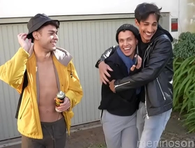 少年佩克托托和汉丽的裸露遇到的幕后 singapore chitter delighted porn