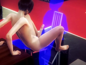 亚洲Femboy在动画视频中以恋物癖和粗糙的性爱主导 twitter korean gay porn